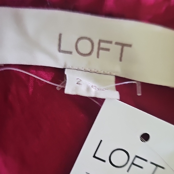 LOFT Red Tiered Ruffled Sundress - Picture 6 of 7